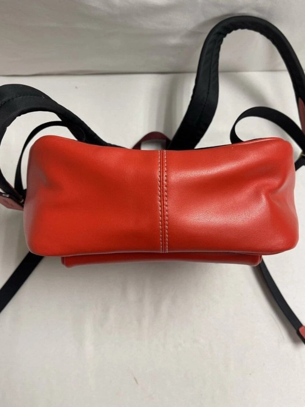Coach Jordyn Signature Monogram Red with Gold Hardware Mini Backpack - Picture 4 of 8